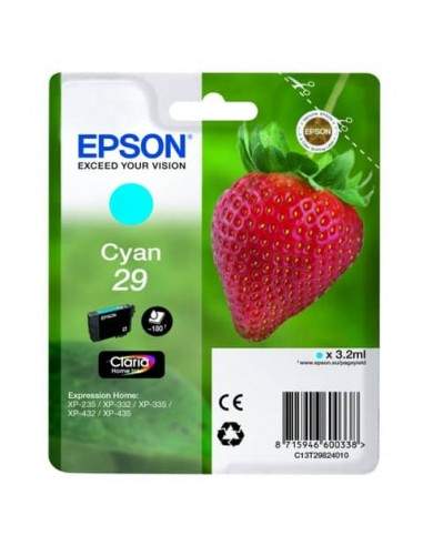 Cartuccia inkjet Fragola T29 Epson ciano  C13T29824012 Epson - 1