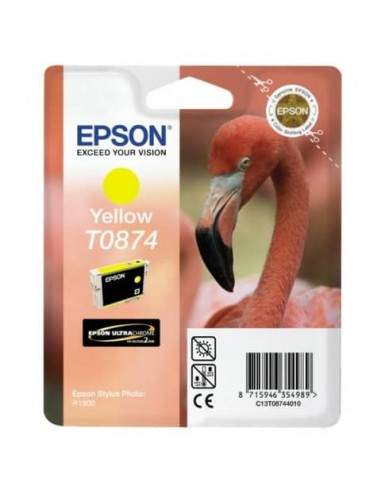 Cartuccia inkjet ink pigmentato blister RS T0874 Epson giallo C13T08744010 Epson - 1