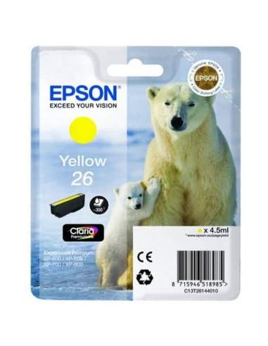 Cartuccia inkjet Orso polare 26 Epson giallo C13T26144012 Epson - 1