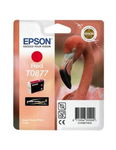 Cartuccia inkjet ink pigmentato blister RS T0877 Epson rosso C13T08774010 Epson - 1