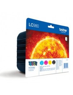 Cartucce inkjet blister 980 Brother nero+ciano+magenta+giallo Conf. 4 - LC-980VALBP Brother - 1