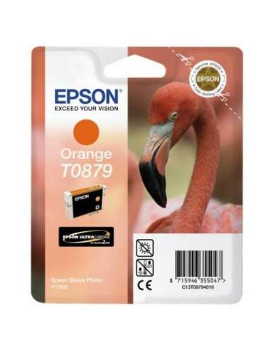 Cartuccia inkjet ink pigmentato blister RS T0879 Epson arancio C13T08794010 Epson - 1
