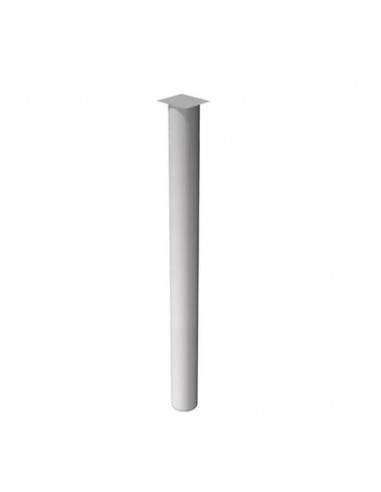Supporto metallico angolare per scrivania Artexport Presto diam. 6 cm x h 69,5 cm grigio alluminio - 60011 Artexport - 1