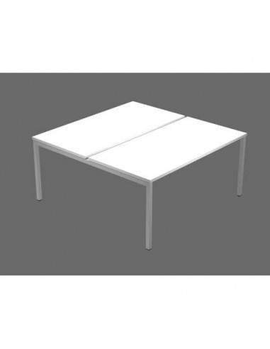 Scrivania Bench senza divisorio Artexport Presto Venere Plus 140x164x72,5 cm bianco - 662B / NOPAR/3 Artexport - 1