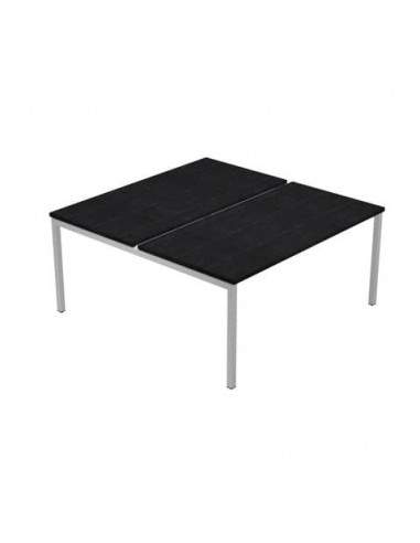 Scrivania Bench senza divisorio Artexport Presto VenerePlus 140x164x72cm nero frass. - 662B / NOPAR/8 Artexport - 1