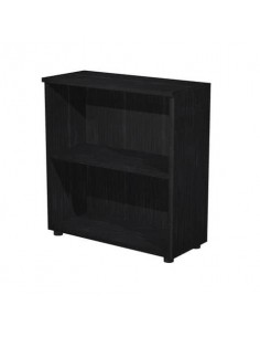 Mobile a giorno Artexport Presto 1 ripiano regolabile 80x35x72 cm nero venato frassino - 030/8 Artexport - 1