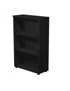 Mobile a giorno Artexport Presto 2 ripiani regolabili 80x35x120 cm nero venato frassino - 035/8 Artexport - 1