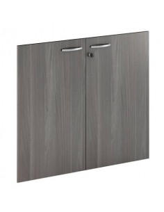 Coppia ante con serratura Artexport in melaminico per mobile basso Presto 80x67 cm frassino toscano - 60067/M/F Artexport - 1