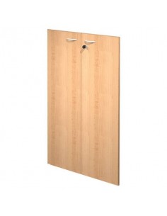 Coppia ante con serratura Artexport in melaminico per mobile medio Presto 80x115 cm faggio - 60069/M/6 Artexport - 1