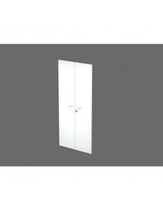 Coppia ante con serratura Artexport in melaminico per mobile alto Presto 80x175 cm bianco - 60075/M/3 Artexport - 1