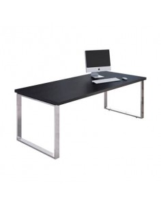 Scrivania direzionale Artexport Flora 180x90x74 cm fianchi metallo nero venato frassino - 901/M/8 Artexport - 1