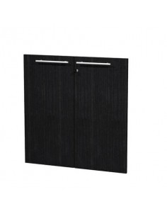 Coppia ante Artexport Flora 80x77 cm melaminico nero venato frassino 91067M/8 Artexport - 1