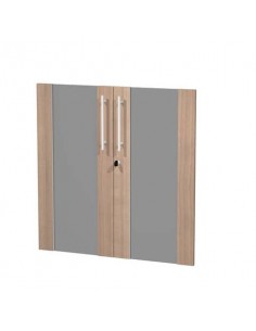 Coppia ante Artexport Flora 80x77 cm vetro ciliegio arabis 91068M/K Artexport - 1