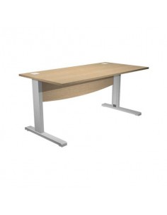 Scrivania 160 Artexport Flex con Modesty Panel rovere URB160+MOD-C Artexport - 1