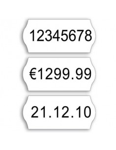 Etichette removibili per prezzatrici Avery Dennison 12x26 mm 1 linea bianco Conf. da 10000 - FSR-10WR1226 Avery Dennison - 1