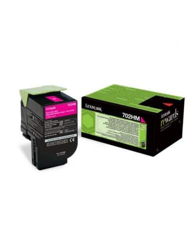 Toner alta resa return program 702HM Lexmark magenta 70C2HM0 Lexmark - 1