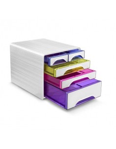 Cassettiera da scrivania CEP Smoove 360x288x271 mm bianco 5 cassetti misti 1072130931 CEP - 1