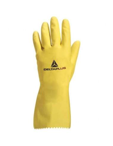 Guanto casalinghi Delta Plus Picaflor lattice giallo 30 cm taglia 6/7 - VE240JA06 Delta Plus - 1