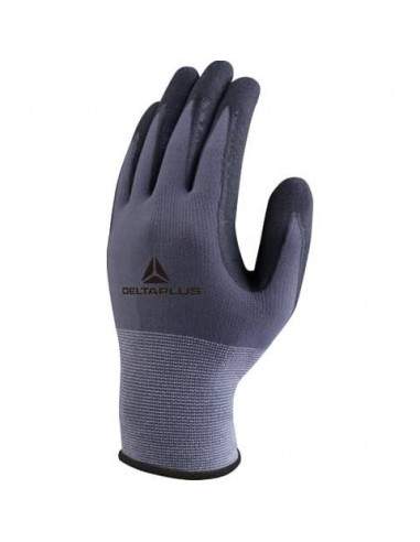 Guanto da lavoro Delta Plus Tricot Poliammide Spandez-Palmo Nitrile/Pu+Spuntoni taglia 7 - VE727NO07 Delta Plus - 1