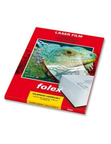 Film per laser Folex Folaproof 0,09 mm finitura opaca A4 Conf. 100 pezzi - 09734.090.44000 Folex - 1