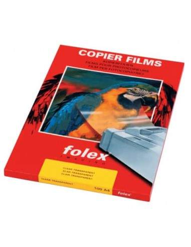 Film per fotocopiatrici monocrom. Folex X-10.0 poliestere traslucido opaco 0,1 mm A4  Conf. 100 pz. - 39100.100.44011 Folex - 1
