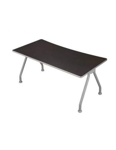 Scrivania con gambe metalliche Frensy Spirit 160x80x72 cm wenghè USPWSM16  - 1