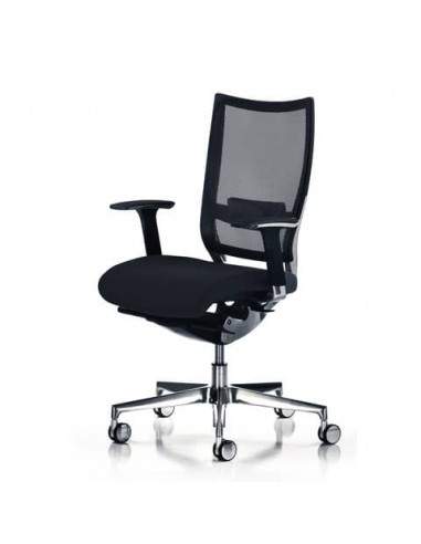 Sedia girevole Semidirezionale Ergonomica con schienale in rete Unisit nero - COT/KN UNISIT - 1