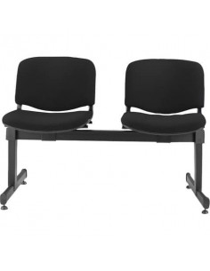 Panca 2 posti Collettività Schienale fisso Unisit nero D52P/IN UNISIT - 1