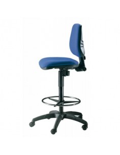 Sgabello Tecnico Schienale regolabile in altezza e profondità Unisit blu EOE1/IB UNISIT - 1