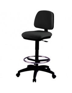 Sgabello Tecnico Schienale regolabile in altezza e profondità Unisit nero EOE4S/EN UNISIT - 1