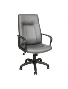 Poltrona direzionale girevole Unisit Eridanus ERP Eco Smart schienale alto - rivestimento similpelle grigio -ERP/KG UNISIT - 1