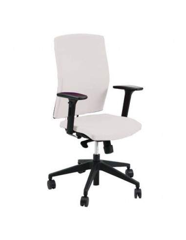 Sedia girevole Semidirezionale Unisit Ergonomica Schienale regolabile up-down bianco - EUE/KQ UNISIT - 1