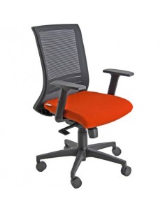 Sedia girevole Operativa Unisit Schienale in rete rosso GHN/BR2D/ER UNISIT - 1