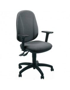 Sedia operativa girevole Unisit Giano GIGI Eco Smart rivestimento PPL grigio scuro - braccioli inclusi - GIGI/BR3D/ET UNISIT - 1