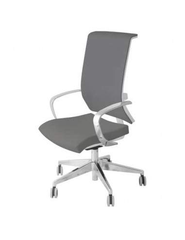 Sedia girevole Semidirezionale Unisit Ergonomica con schienale in rete grigio scuro - GTJB/F14 UNISIT - 1