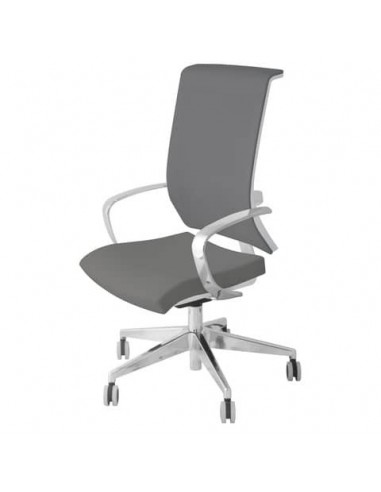 Sedia girevole Semidirezionale Unisit Ergonomica con schienale in rete grigio GTJB/PT UNISIT - 1