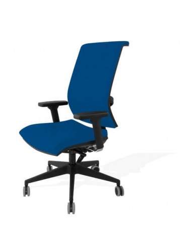 Sedia girevole Semidirezionale Unisit Ergonomica con schienale in rete blu GTJE/BR/F11 UNISIT - 1