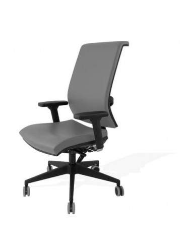 Sedia girevole Semidirezionale Unisit Ergonomica con schienale in rete grigio scuro - GTJE/BR/IT UNISIT - 1