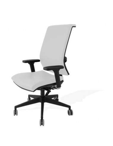 Sedia girevole Semidirezionale Unisit Ergonomica con schienale in rete bianco GTJE/BR/KQ UNISIT - 1