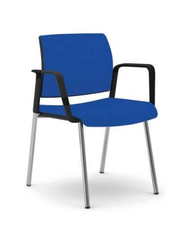 Sedia interlocutore Semidirezionale Ergonomica Unisit Schienale fisso KI4GNBR/F11 UNISIT - 1