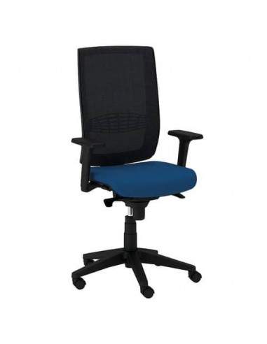 Sedia girevole Semidirezionale Unisit Ergonomica Schienale in rete blu KIAN/F11 UNISIT - 1