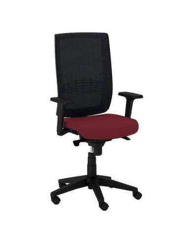 Sedia girevole Semidirezionale Unisit Ergonomica Schienale in rete bordeaux KIAN/ID UNISIT - 1