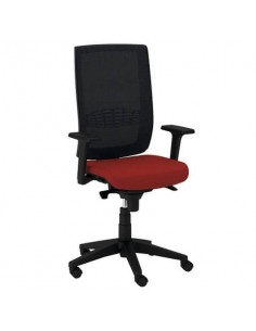 Sedia girevole Semidirezionale Unisit Ergonomica Schienale in rete rosso KIAN/IR UNISIT - 1