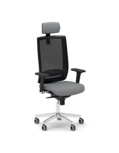 Sedia girevole Semidirezionale Unisit Ergonomica Schienale in rete grigio scuro - KIPGN/F14 UNISIT - 1