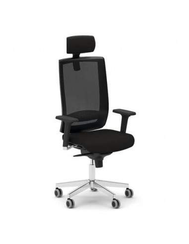 Sedia girevole Semidirezionale Unisit Ergonomica Schienale in rete nero KIPGN/KN UNISIT - 1