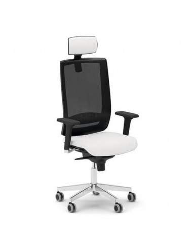 Sedia girevole Semidirezionale Unisit Ergonomica Schienale in rete bianco KIPGN/KQ UNISIT - 1