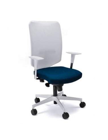 Seduta Semidirezionale Ergonomica Unisit Schienale in rete con supporto lombare blu - NWB/F11 UNISIT - 1