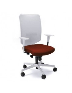 Seduta Semidirezionale Ergonomica Unisit Schienale in rete con supporto lombare bordeaux - NWB/ID UNISIT - 1