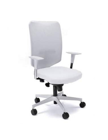 Seduta Semidirezionale Ergonomica Unisit Schienale in rete con supporto lombare bianco - NWB/KQ UNISIT - 1