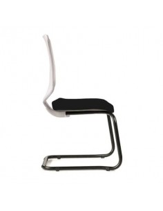 Sedia interlocutore Semidirezionale Ergonomica Unisit Schienale in rete nero - NWBS/KN UNISIT - 1